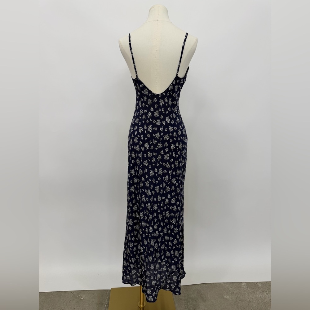 Realisation Iggy Saffron Bleu Silk Slip Dress - Picture 5 of 9